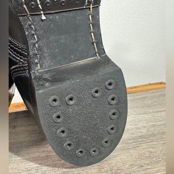 Corcoran Men’s Black Leather Size 9 E Paratrooper Jump Boots 1500 Made in USA - Picture 15 of 16